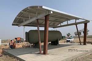 Metal Equipment Shade Structures